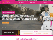 Tablet Screenshot of janalakshmi.com